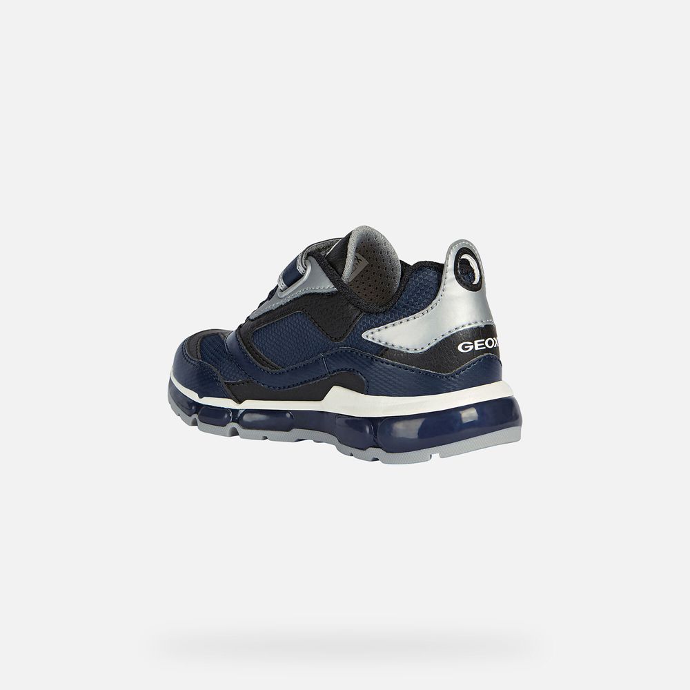 Geox Sneakers Navy/Silver Android - Geox Boys Shoes - YIEHDW650